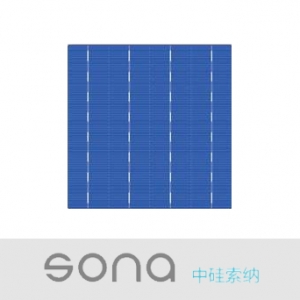 中硅索纳/四主栅多晶硅太阳电池